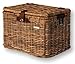 Produktbild Hinterrad-Transportkorb Basil Denton 45x32x32cm, braun, Rattan, grobmaschig
