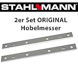 2er Set ORIGINAL Hobelmesser für STAHLMANN Hobelmaschine, 6...