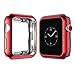 Produktbild TPU Hülle 38mm/42mm für Apple Watch, Sasairy Luxus Schutzhülle Tasche Case Kompletter Schutz für Apple Watch Series 1/ 2/ 3 mit Schwarz / Silber / Gold / Rot / Rosa