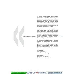 Atlas régional de l'Afrique de l'Ouest (Cahiers de l'Afrique de l'Ouest)