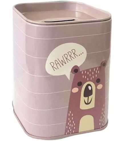Spaarpot voor kinderen, eenhoorn. Originele spaarpot uit blik met diermotief. Goedkope spaarpot voor kinderen, die ook als pennendoos kan worden gebruikt. (Leon Wow Spaarpot voor kinderen, eenhoorn. Originele spaarpot uit blik met diermotief. Goedkope spaarpot voor kinderen, die ook als pennendoos kan worden gebruikt. (Leon Wow
