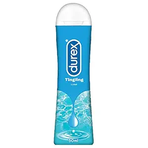 Durex Lube Tingling Lubricant Gel For Men & Women - 50ml | Water Based Lube | Compatible With Condoms & Toys |Long Lasting Tingling Sensation