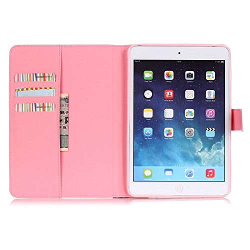iPad Air Hülle, Deenor Bunt Painting und Stilvoll Brieftasche Tasche PU Leder Flip Protective Stand Tasche Schutzhülle Hülle für Apple iPad Air (2013 Version).[Green Sea] - 7