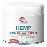Sensi Natural Hemp Oil Cream 400mg | Relieves Muscle Joint Pain Aches Improves Sleep Stress Relief | Naturally Crafted Hemp Extract THC Free | Organic Relief for Stress, Rejuvenates Skin