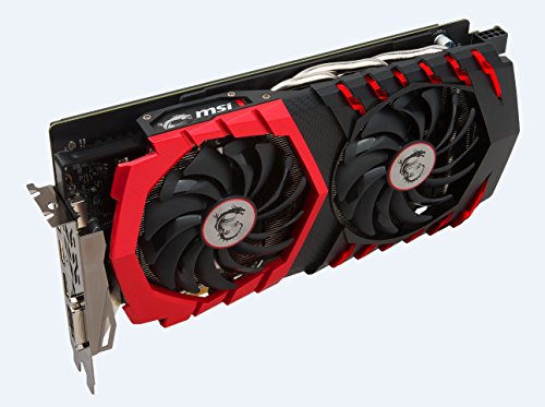 MSI GeForce GTX 1060 Gaming X 6G - Tarjeta gr  fica  refrigeraci  n Twin Frozr Vi  Backplate  LED RGB  6 GB Memoria GDDR5  VR Ready 