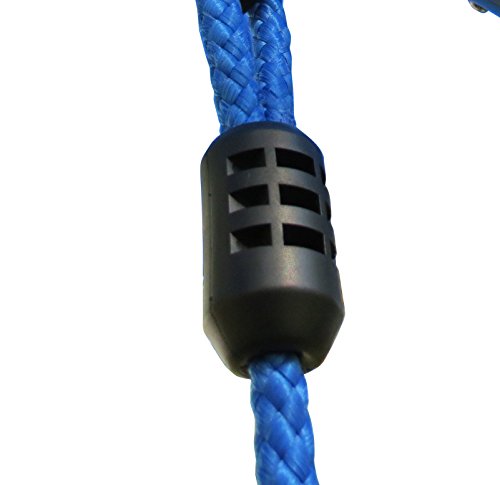 Schaukelgestell aus Stahl, sehr stabil, mit Brettschaukel, Maße: 200x162cm, Schaukel aus PE-Material, 4 Bodenanker, UV-geschützt, Izzy Sport - 6