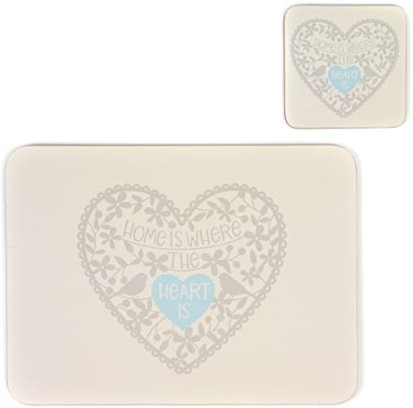 Indulje Luxury Hamlin Hardboard Placemats and Coasters, Set of 4