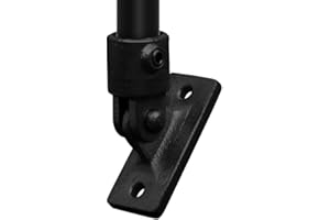 VILO VISIONS Rohrverbinder Temperguss SCHWARZ Gerüstrohr Kupplungen T-Clamps® - TÜV geprüf (Gelenkfuß (169), 26,9 mm (¾"))