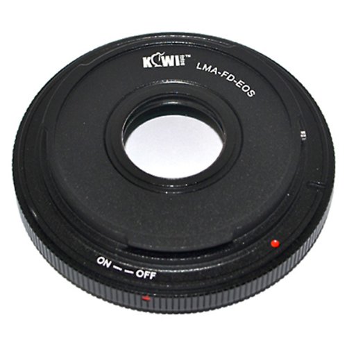 Kaavie - Bague d Adaptation Monture Canon FD vers Boitier Canon EOS EF 5D  5D Mk II  7D  10D  20D  30D  40D  50D  60D  300D  350D  400D  450D  500D  550D  1000D  1100D