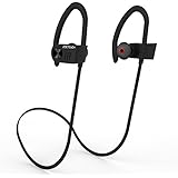 Bluetooth Kopfhörer, ZOETOUCH Bluetooth Headset 4.1 mit Mikrofon und Rauschunterdrückung In Ear Kopfhörer für Gym / Ausarbeiten / Running, Kompatibel für iPhone Samsung Android - Schwarz