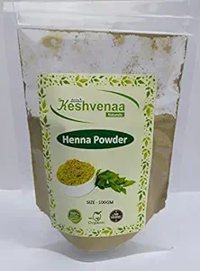 Keshvenaa Natural Henna Powder , Mehandi For Hair Color (Rajasthani Henna) (100 Gm)