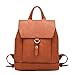 Produktbild Damen Pu-leder Laptoptasche Aktentasche Crossbody Rucksack Daypacks,Brown-M