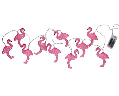 Out of the blue 57/8018, Lichterkette Flamingo, Plastik, Rosa, 13 x 12 x 13 cm - 2