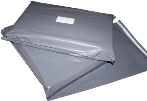 Realpack® 1000x Grey Plastic Poly Mailing Bags 250 x 350 mm 10 x 14'' Postal Postage