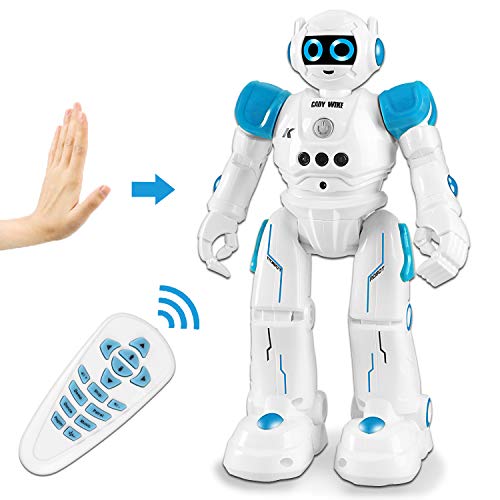 HBUDS Giocattoli Robot Telecomandati, Robot di Controllo Gestuale RC per Bambini, Robotica Programmabile Ricaricabile Canto, Danza, a Piedi Ragazzi Ragazze
