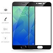 Pellicola Vetro Temperato per Meizu e altro ancora 11 PROTETTORE PER DISPLAY IN VETRO TEMPERATO frontale completo NERO per MEIZU M5 5.2