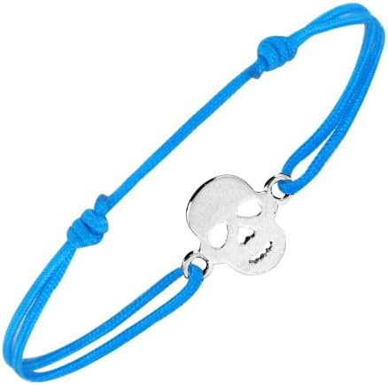 All my BRXCAR00904 Jewellery Bracelet Women's Head of Death Design Sterling Silver 925/1000 0.8 g Blue