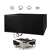 Este producto solo está fabricado y vendido por "T-cover", gracias por reconocer su compra. Material duradero - fundas muebles jardin está hecho de tela Oxford 420D que puede soportar la rotura resistente a la intemperie y resistente. El diseño resistente a los rayos UV ofrece una durabilidad excepcional contra la luz solar. La cubierta protectora para muebles de jardín se usa a lo largo de las estaciones.