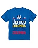 100% Devolución de dinero Green Turtle T-Shirts Camiseta para niños - Apoyemos a la Selección Colombia en el Mundial! 7/8 Años 128cm Azul