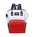 Produktbild LiChiLan Damen Rucksack für Mütter, USB-Rucksack, Baby- und Stilltasche, Blau