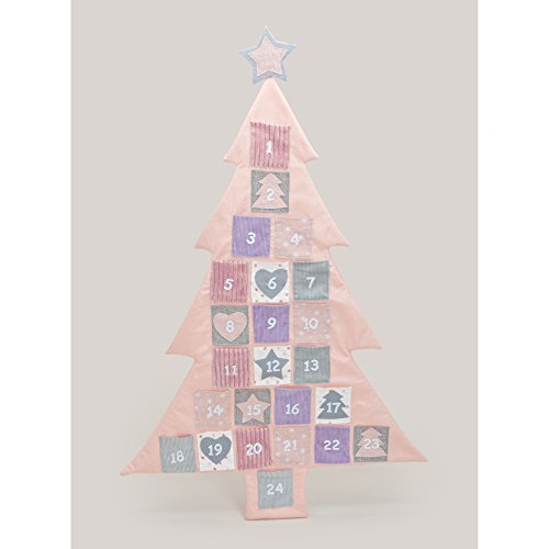 Preisvergleich Produktbild Adventskalender Baum für Mädchen Pink Tannenbaum Christbaum Kalender Weihnachten