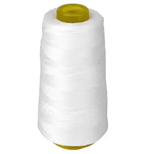 Imported Spool of Polyester Sewing Thread for Sewing Machine 40S/2 White