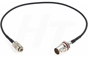 HangTon Kabel adaptera 3G HD SDI do Blackmagic Video Assist RG174/U 75 omów (15 cm, DIN 1.0/2.3 do żeńskiego BNC)