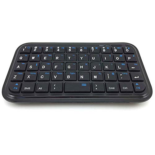 Preisvergleich Produktbild HJL Tragbare Mini-Bluetooth-Tastatur, Multifunktionsgerät Universal Wireless Bt Wiederaufladbare Tastatur für Desktop / Tablet / Notebook / Multimedia-TV, schwarz