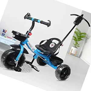 Tricycle for Kids with Parent Handle or Front Basket Back Basket Tricycle for Baby boy Baby Girl Kids trikes or Toddler Tricycle for 1,2,3,4 Years Kids