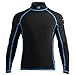 Produktbild Zhik Spandex Top L/S Herren schwarz/cyan
