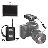 Sender und Empfänger zeigen auf dem LCD-Display den Ladezustand der Batterie und den Betriebskanal an. Nehmen Sie ein unidirektionales Ansteckmikrofon mit hoher Empfindlichkeit und langer Reichweite auf.