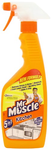 Mr Muscle 5 en 1 citron de cuisine Cleaner 500 ml (lot de 6)
