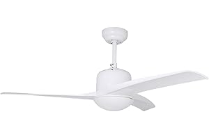 Orbegozo CP – wentylator sufitowy ze światłem i pilotem zdalnego sterowania, 3 łopatki wirnika 105 cm, biały