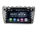Produktbild (Silber) 8 Zoll Doppel Din Android 6.0 OS Autoradio für Mazda 6 2008 2009 2010 2011 2012, kapazitiver Touchscreen mit 8 Core 1.5G Cortex A53 CPU 32G Flash und 2G DDR3 RAM GPS Navi Radio DVD Player 3G/WIFI Aux Input OBD2 USB DVR
