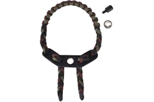 ELONG OUTDOOR Bow Wrist Sling Tressé Tir à l'arc Réglable Bow Strap Wrist Sling pour accessoires de chasse à l'arc composite