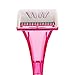QSHAVE Venus Women's Single Blade Disposable Bikini Trimmer --Pack of 3
