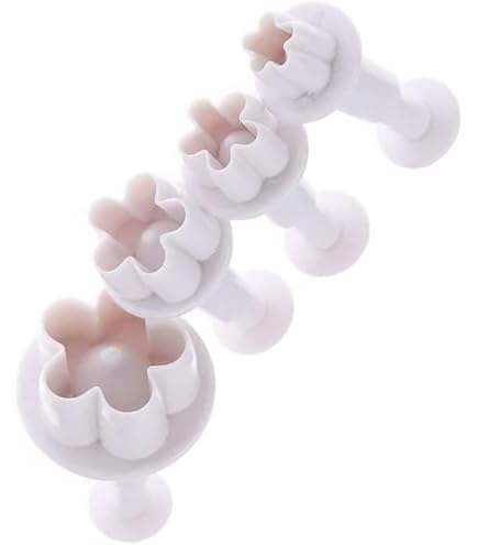 3pcs Mini Retractable Leaves Cookie Cutters / Fondant