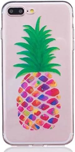 iPhone 7 Ultra Thin Soft TPU Case With Colorful Painting (Pineapple)