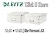 Produktbild LEITZ Archivboxen "Click and Store" groß [Weiß/Weiß] 2er Bundle | Für DIN A3