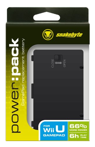 Preisvergleich Produktbild snakebyte power:pack, schwarz - Akkupack - [Nintendo Wii U]