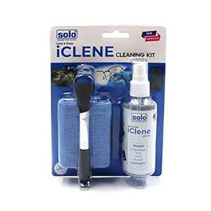 Solo IC- 106 Twin Clean (Screen Cleaner + Wonder Cloth + Brush) - Multi-Color