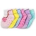3 Pair Baby Girl Ribbon Ballet Shoe Print Socks Booties