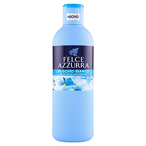 Felce Azzurra Bagnodoccia Moschus weiß - 6 Packungen mit 650 ml - insgesamt: 3900 ml