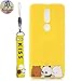 Produktbild Aoile Acekool für Phone f11 pro Cartoon schöne farbige gemalte weiche TPU rückseitige Abdeckung rutschfeste stoßfest volle schutzhülle mit Lanyard Gelb