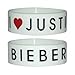 Pyramid International - Justin Bieber bracelet caoutchouc I Heart by Pyramid