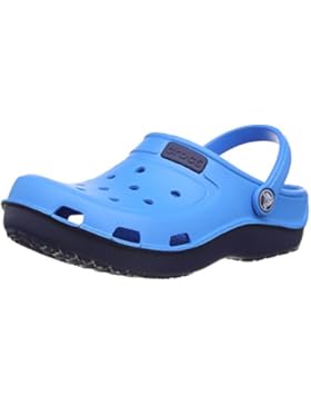 Crocs Duet Wave Clog Kids, Unisex - Kinder Clogs, Blau (Ocean/Nautical Navy), 19-20 EU