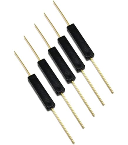 Interrupteurs Reed Magnétiques GPS-14A - Lot De 12 - Normalement Ouvert (N/O) - Pour Détection Porte Alarme