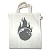 Produktbild Shirtracer Bowling & Kegeln - Bowling Flammen Ball einfarbig - Unisize - Natural - XT500 - Jutebeutel kurzer Henkel
