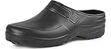 gartenclogs tchibo  Ladeheid Damen und Herren leichte Eva Clogs Gartenclogs Gartenschuhe KL036 (Schwarz, 41)