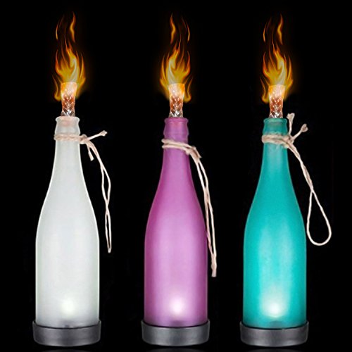 asentechuk® 10pcs Lange Lebensdauer Fiberglas Ersatz Tiki Fackel Docht Outdoor Wein Flaschen Laternen Garten Lichter - 3